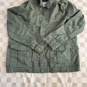 GAP Women's Green Military Field Jacket